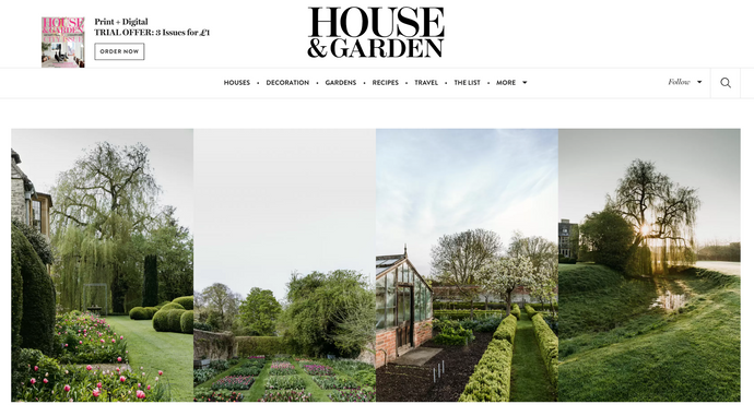 Press: Our fabrics feature in House & Garden online