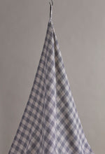 Load image into Gallery viewer, Linen Gingham Grey