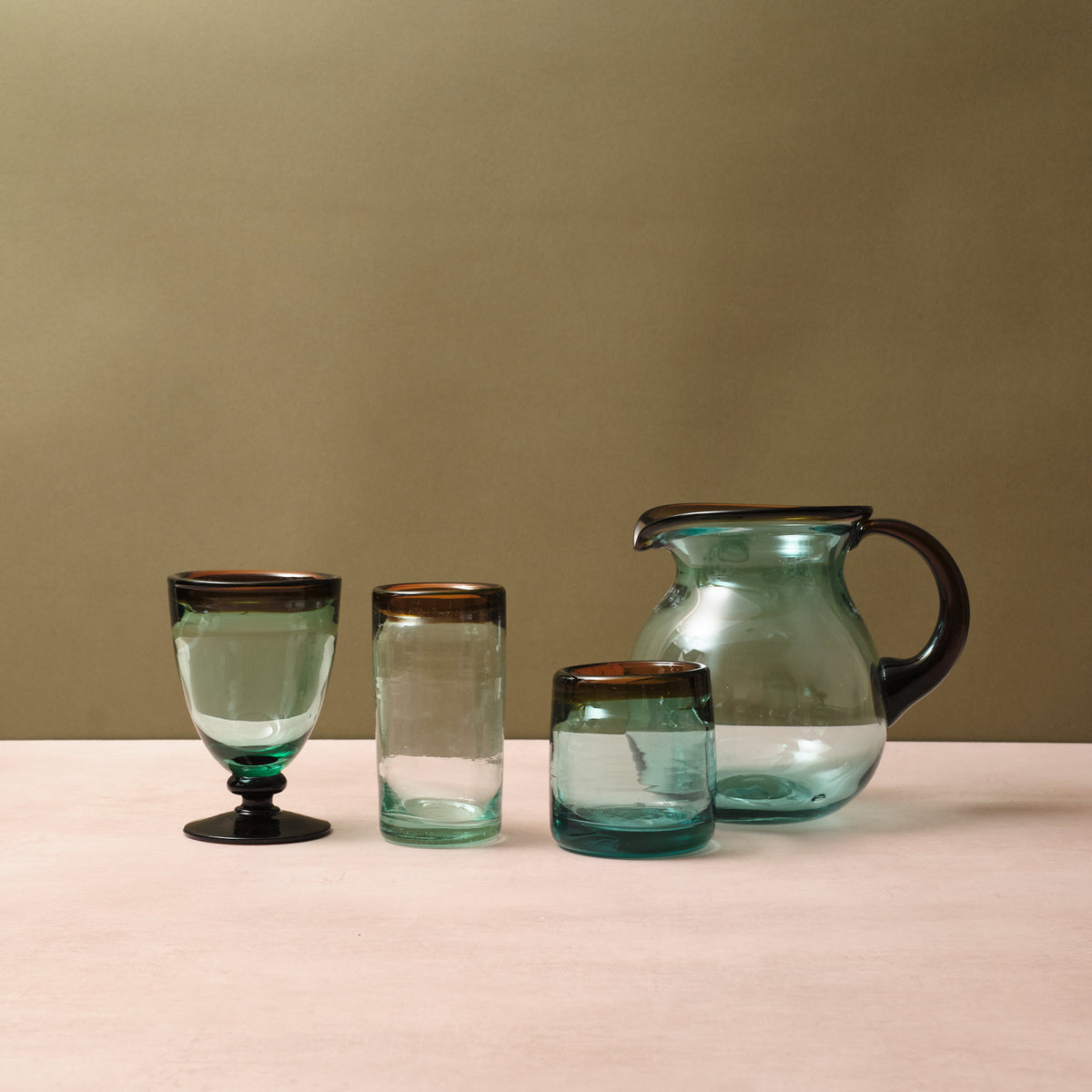 Amber Rim Tumbler Small