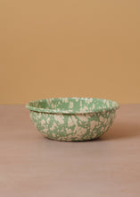 Load image into Gallery viewer, Enamel Bowl Mint Splatter