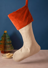 Load image into Gallery viewer, Gingerbread & Winterberry Stocking