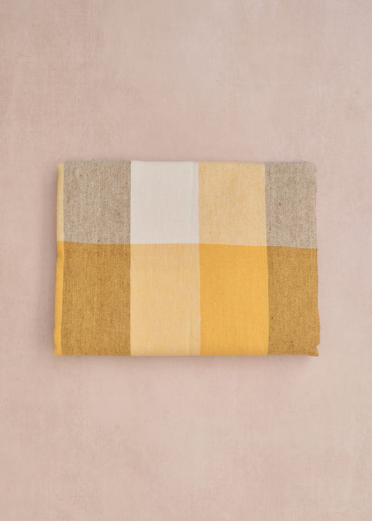 Saffron Check Tablecloth