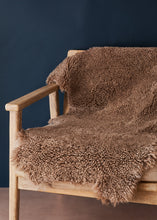 Load image into Gallery viewer, Brown Bobble Sheepskin