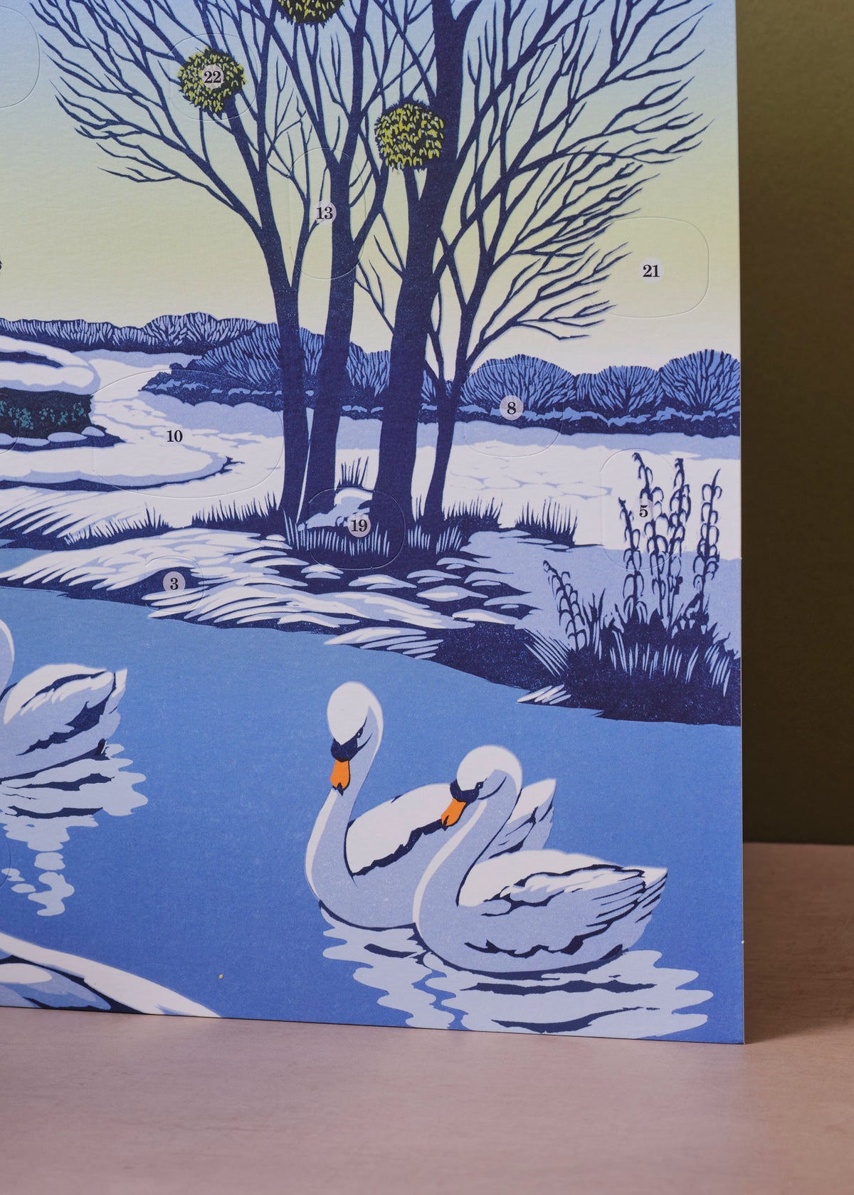 Advent Calendar Winter Riverside
