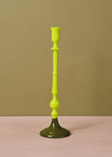 Load image into Gallery viewer, Citron & Moss Enamel Candle Holder