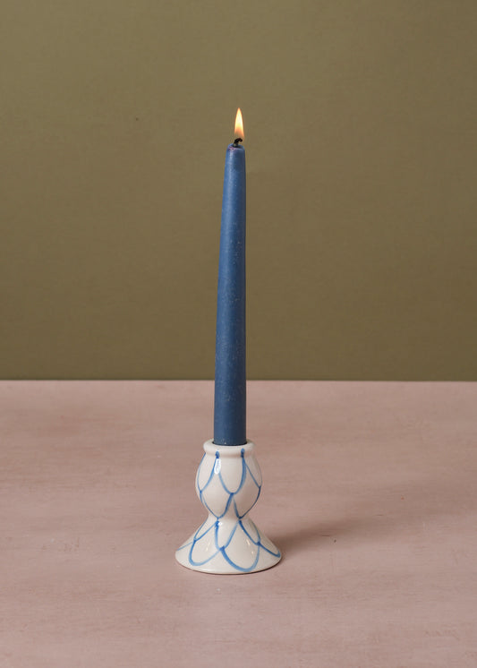 Blue Sirene Candle Holder