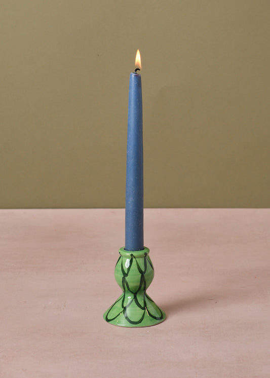 Green Sirene Candle Holder