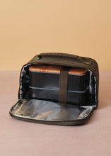 Load image into Gallery viewer, Bento Lunch Box & Bag Black/Khaki