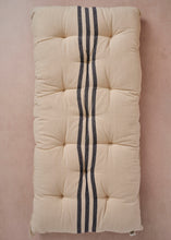 Load image into Gallery viewer, Navy Stripe Seat Cushion Long