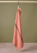 Load image into Gallery viewer, Tea Towel Doudou Stripe Terracotta