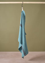 Load image into Gallery viewer, Tea Towel Doudou Stripe Lagoon