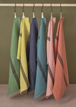 Load image into Gallery viewer, Tea Towel Doudou Stripe Lagoon
