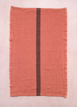 Load image into Gallery viewer, Tea Towel Doudou Stripe Terracotta