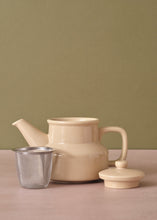 Load image into Gallery viewer, Causette Porcelain Teapot Beige