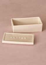 Load image into Gallery viewer, Ceramic Cube Butter Dish