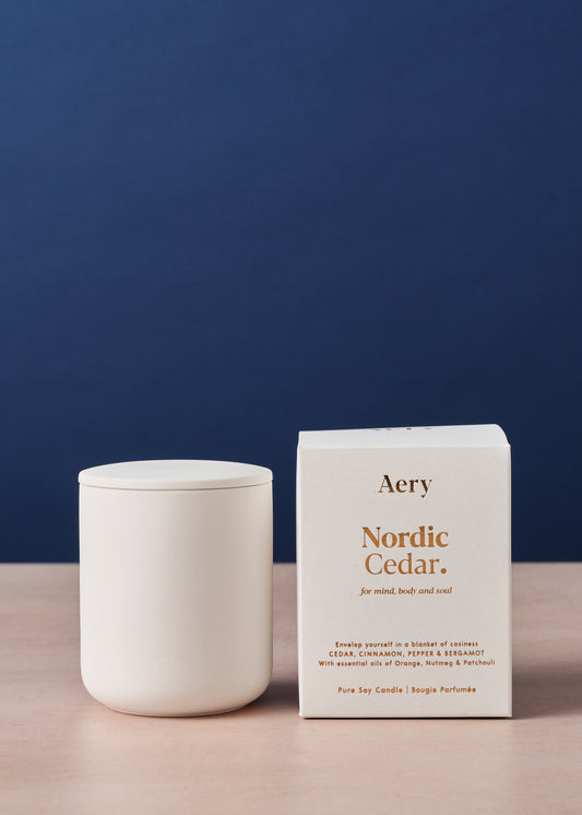 Nordic Cedar Scented Candle