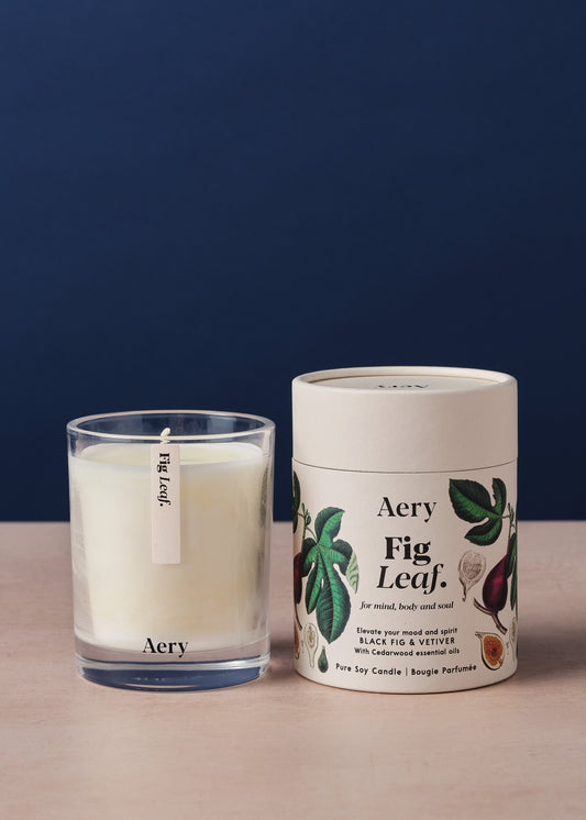 Black Fig Leaf Scented Candle