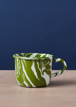 Load image into Gallery viewer, Green Marbled Enamelware
