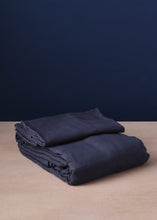 Load image into Gallery viewer, Double Duvet Set Dark Blue