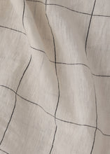 Load image into Gallery viewer, Super King Duvet Set Ivory & Black Check