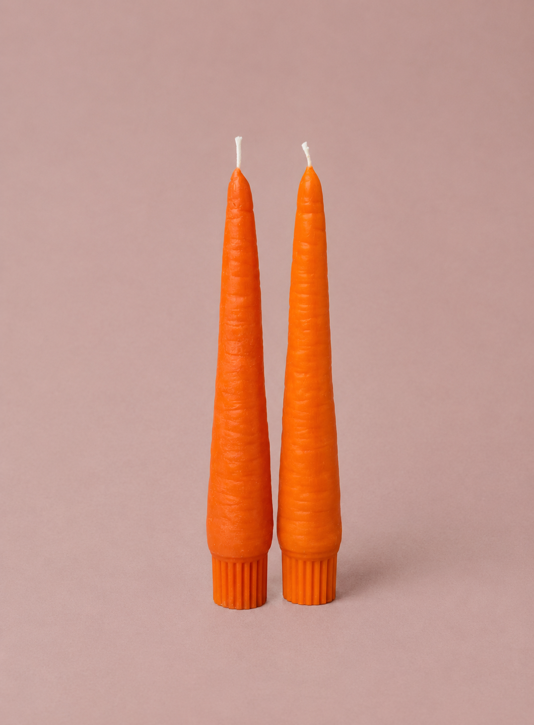 Carrot Tapered Candle