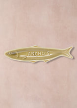 Load image into Gallery viewer, Olive Green Anchovy Plate