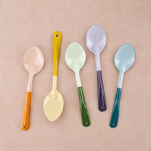 Load image into Gallery viewer, Enamel Ladle Cream & Peach