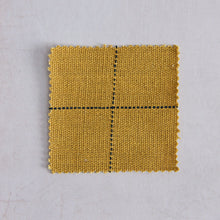 Load image into Gallery viewer, Carreau Ochre Check Cotton & Linen