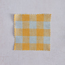 Load image into Gallery viewer, Linen Gingham Yellow