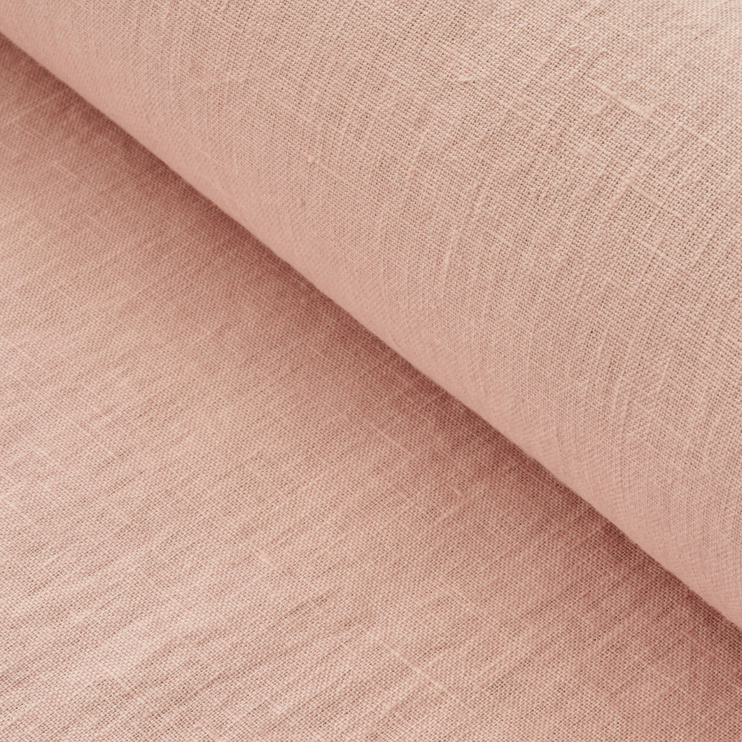 Dusky Pink Washed Linen