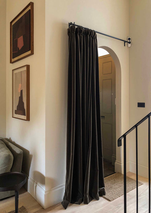 Velvet Door Curtain