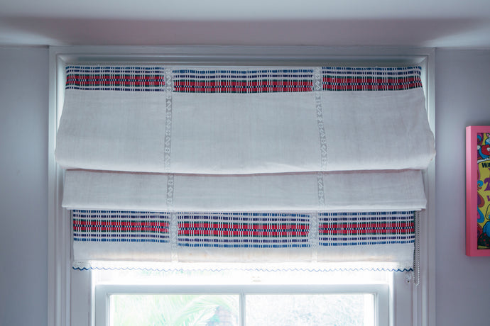 Vintage Fabric Roman Blind