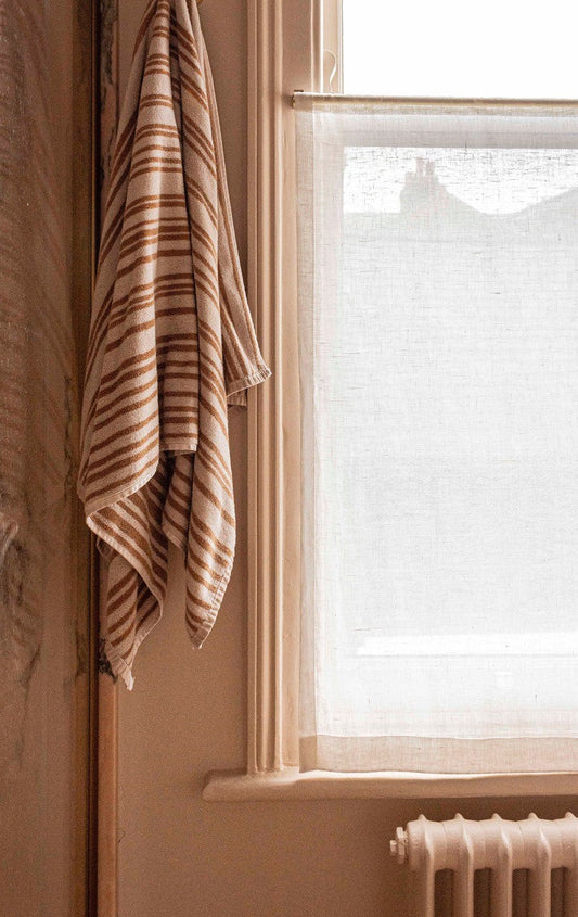 Outside Frame Privacy Panel in Bathroom