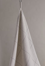 Load image into Gallery viewer, Carreau Grey Check Cotton &amp; Linen
