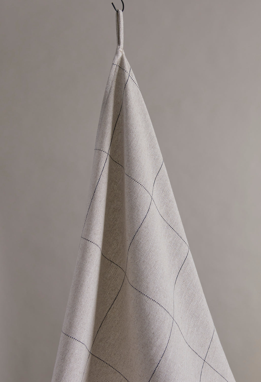 Carreau Grey Check Cotton & Linen