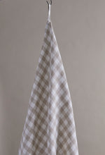 Load image into Gallery viewer, Linen Gingham Natural
