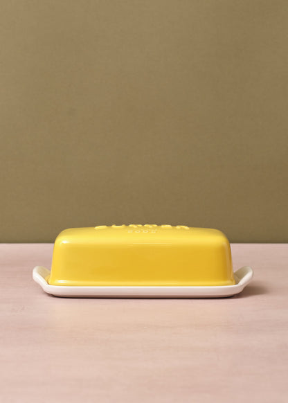 Arrondi Butter Dish Yellow