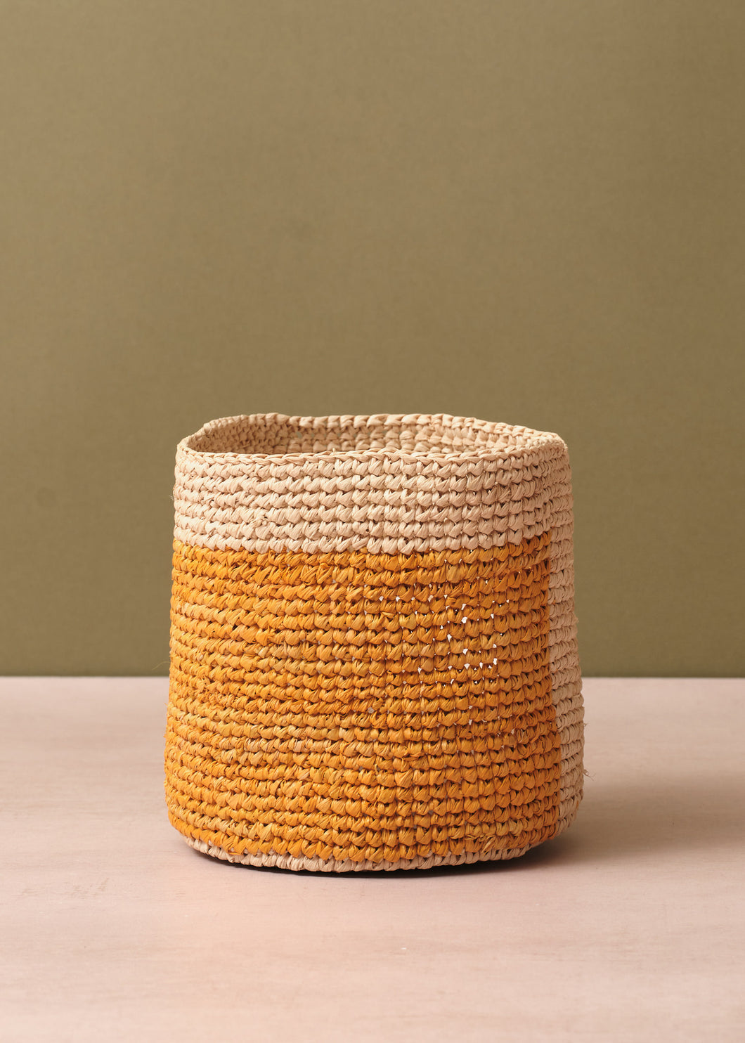 Single Block Basket Mustard