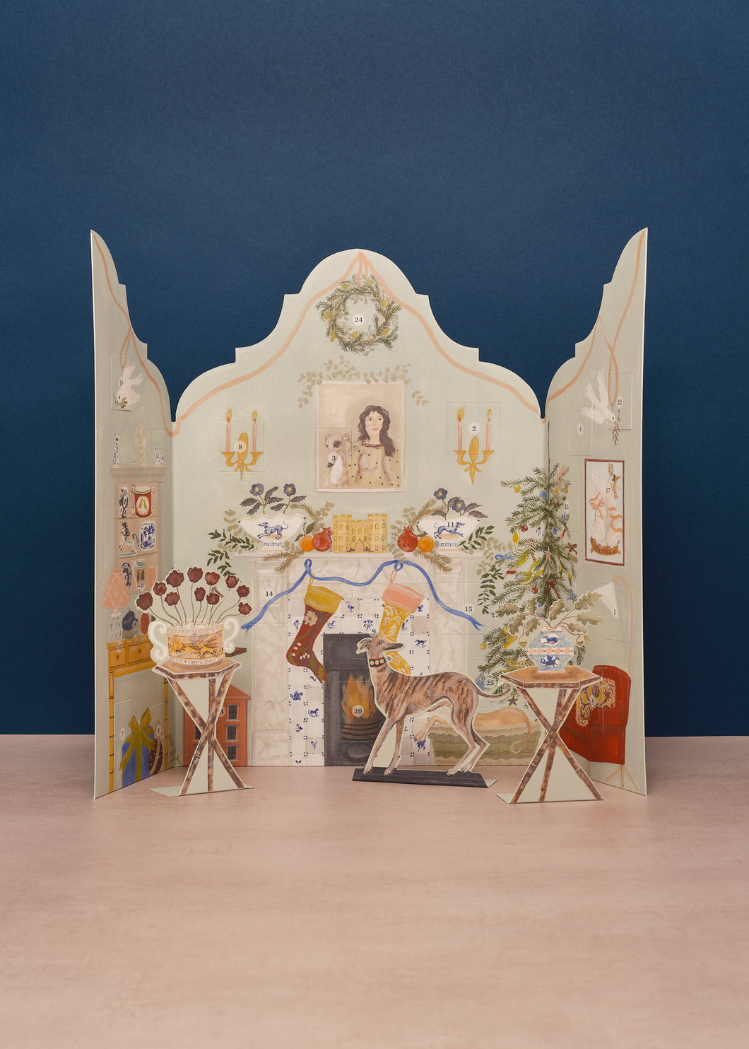 Advent Calendar Festive Dutch Gable