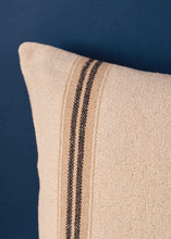 Load image into Gallery viewer, Nabella Stripe Black Cushion Medium
