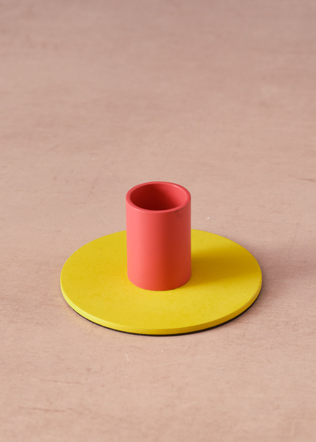 Sulphur & Neyron Pink Candle Holder