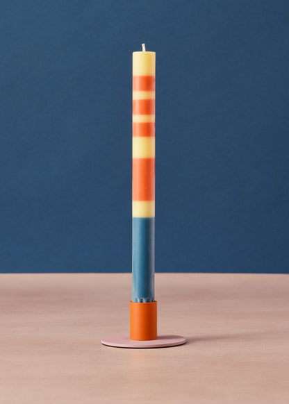 Orange Flame & Venetiam Pink Candle Holder