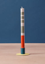 Load image into Gallery viewer, Jasmine &amp; Petrol Blue Candle Holder

