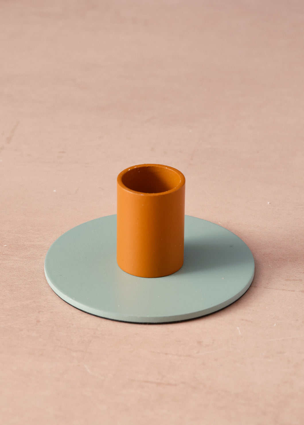 Opaline & Marigold Candle Holder