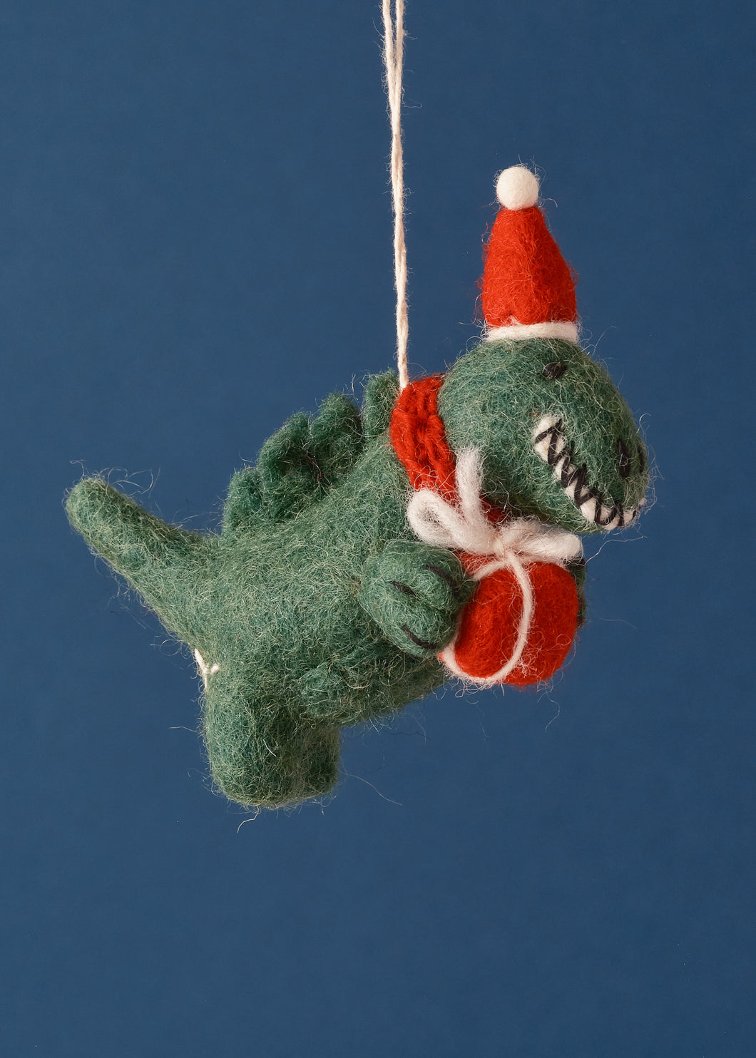 Felted T-Rex & Present