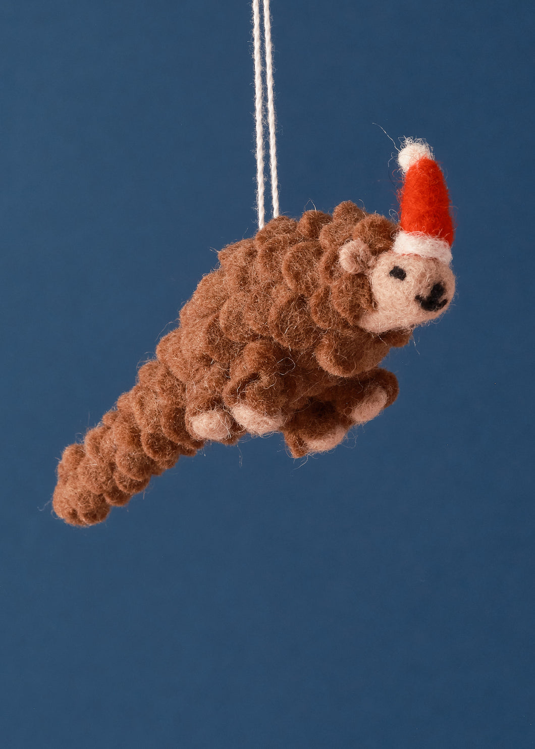 Felted Pangolin With Hat