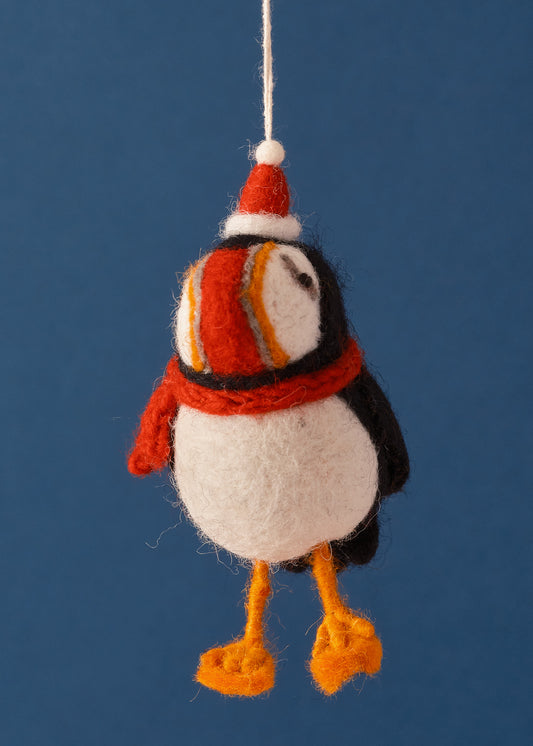 Felted Puffin