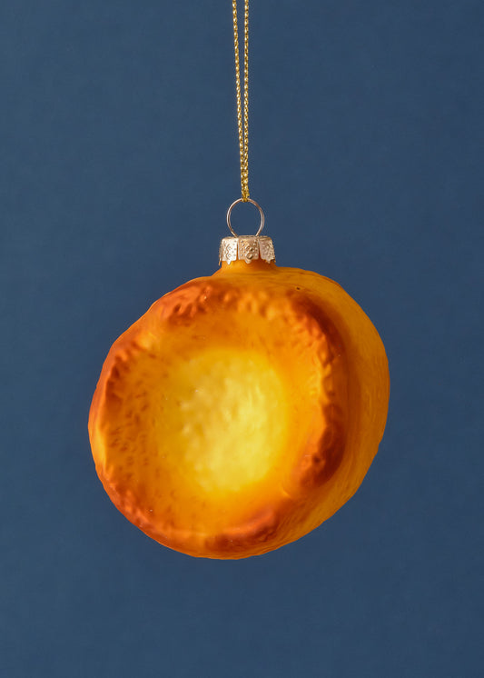 Yorkshire Pudding Glass Decoration