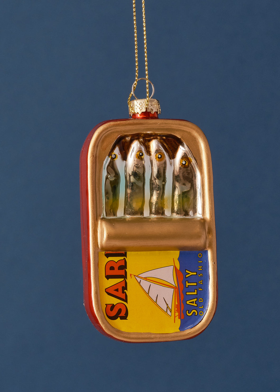 Sardines Glass Decoration