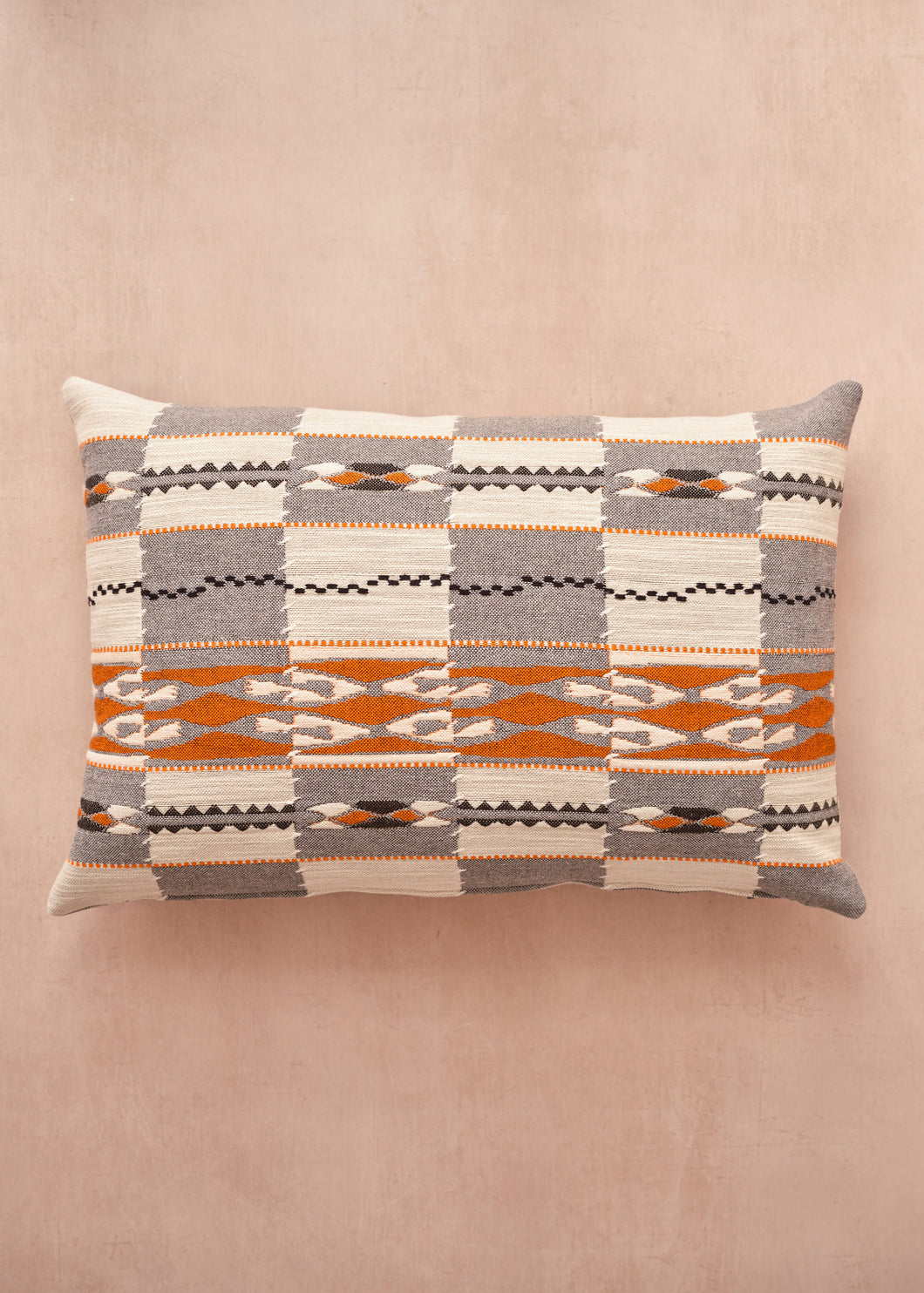 Grey Cushion Chubby Check